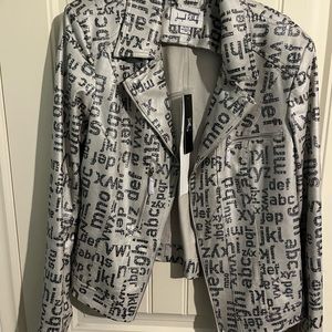 Joseph Ribkoff microsuede jacket XL